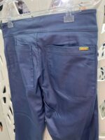 Calça Perna Reta S/ Cinto - Azul Jeans - Imagem 5