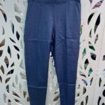 Calça Jogger C/ Frizo Resinada - Azul Jeans