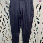 Calça Jogger C/ Frizo Resinada - Azul Marinho
