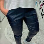 Calça Jogger Resinada - Preta