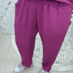 Calça pijama com detalhe em elástico no punho - BERINGELA