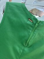 REGATA EVASÊ COM ALÇA LARGA E ZÍPER NAS COSTAS RESINADA- VERDE GRAMA - Imagem 5