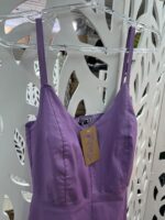 Vestido Midi Resinado - LILÁS - Imagem 6