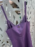 Vestido Midi Resinado - LILÁS - Imagem 9