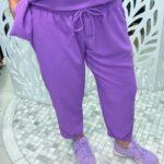 CALÇA BOY VISCOSE DUNA- UVA